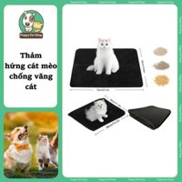 Thảm lót hứng cát mèo chống văng cát