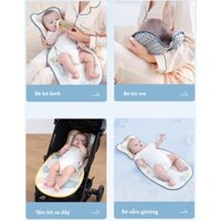 Thảm lót làm mát điều hòa đa năng cho bé bú, cho bé nằm, xe đẩy, giường cũi Veeou
