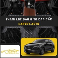 Thảm lót sàn 5d 6d cho Mazda Cx5 2013 - 2017, thảm trài sàn xe hơi da Pu cao cấp, chống nước, chống ồn 40%