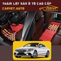Thảm lót sàn 5d 6d cho Mercedes C200 2015-2022, thảm trải sàn xe hơi da PU cao cấp, chống nước, không,mùi