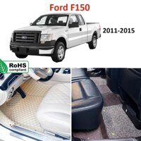 Thảm lót sàn 6D CAO CẤP Ford F150 2011-2015 5 chỗ phủ kín sàn xe, cách âm, chống nước hiệu quả