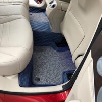 Thảm lót sàn 6D da cao cấp họa tiết diamond cho xe Mercedes C200, Mercedes C300, Mercedes C180