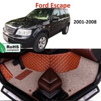 Thảm lót sàn 6D Ford Escape 2001-2008 chống nước, phủ kín sàn xe, cách âm hiệu quả