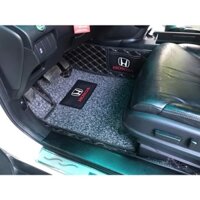 Thảm lót sàn 6D Honda Accord, Da Cacbon cao cấp, kết hợp sàn rối, chống thấm nước.
