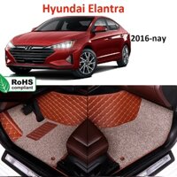 Thảm lót sàn 6D Hyundai Elantra 2016-nay phủ kín sàn xe, cách âm, chống nước hiệu quả