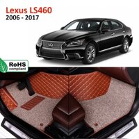 Thảm lót sàn 6D Lexus LS460 2006-2017 5 chỗ phủ kín sàn xe, cách âm, chống nước hiệu quả