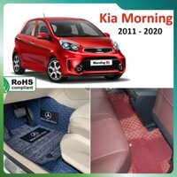 Thảm lót sàn 8D THƯƠNG GIA Kia Morning 2011-2020 phủ kín 99% sàn xe, cách âm, bền bỉ hiệu quả