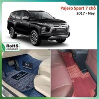 Thảm lót sàn 8D THƯƠNG GIA Mitsubishi Pajero Sport 2017-nay 7 chỗ bền bỉ, phủ kín 99% sàn xe, cách âm hiệu quả