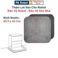Thảm Lót Sàn Cho Robot Hút Bụi Lau Nhà, Thấm Hút Ẩm Tốt Bảo Vệ Robot, Bảo Vệ Sàn Nhà