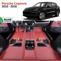 Thảm lót sàn Full kín 360 SIÊU SANG Porsche Cayenne 2010-2018 thế hệ mới, chống trơn trượt, bền bỉ trọn đời