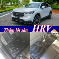 Thảm lót sàn Honda HRV 2023 2024 2025  tràn viền nhựa 5D - đúc nguyên khối dễ vệ sinh lau rửa và lắp đặt