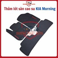 Thảm lót SÀN KIA Morning cao cấp- Tổ ong chữ đỏ- loại cao cấp nhất