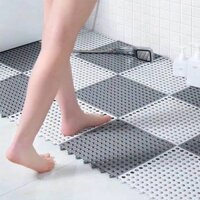 Thảm Lót Sàn Nhà Tắm / Nhà Bếp / Toilet 30 * 30cm Bằng PVC Chống Trượt / Thấm Nước Tiện Dụng
