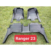 Thảm lót sàn nhựa 5D Ford Ranger XLT- XLS- Wildtrack/Raptor Từ 2016-2020- 2023 đúc nguyên khối TPV