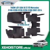 Thảm lót sàn ô tô 5D 6D dành cho xe 5 chỗ Mercedes C180-C200-C230-C250-C300 năm 2007-2014