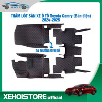 Thảm lót sàn ô tô 5D 6D dành cho xe 5 chỗ Toyota Camry (Bản Điện) năm 2024-2025 da đẹp, bền