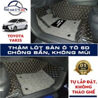 Thảm lót sàn ô tô 5D 6D Toyota Yaris 2017-2021 bảo vệ sàn xe, không mùi, không thấm nước