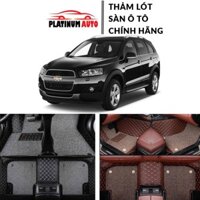 Thảm lót sàn ô tô 6D Chevrolet Captiva chống thấm nước, không mùi, phủ kín 95% phần nỉ sàn xe
