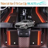 Thảm lót sàn ô tô 6D cho xe Honda  Accord thảm sàn da Nappa cao cấp, ôm form, giá tốt