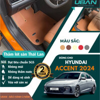 Thảm lót sàn ô tô Backliners Thái Lan UBAN xe HYUNDAI ACCENT 2024