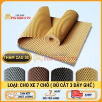 Thảm lót sàn ô tô cao su cho xe 7 chỗ chất liệu cao su loại 1 cao cấp mềm dẻo