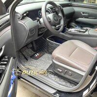 Thảm lót sàn ô tô da carbon cho xe Hyundai (giá rẻ, tiện ích)