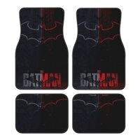 Thảm lót sàn ô tô in hình Batman Vải bền bỉ Thảm trải sàn tự động 4 cái / bộ Thảm bảo vệ sàn xe cho phía trước và phía sau