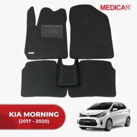 Thảm lót sàn ô tô Medicar xe Kia Morning (2017-2020) - chống nước, không mùi, ngăn bụi bẩn