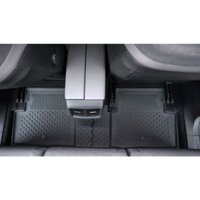 Thảm lót sàn ô tô nhựa TPE Silicon Mercedes E Class 2016-2021 (W213-E180/E200/E300) Black Nhãn hiệu Macsim