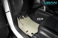 Thảm Lót Sàn Ô Tô Thái Lan Uban Cho Xe Toyota Cross Corolla Cross - Hàng Chính Hãng - Kem