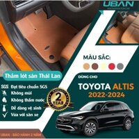 Thảm lót sàn ô tô Thái Lan UBAN xe Toyota Altis 2022-2024