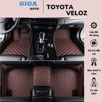 Thảm lót sàn ô tô Toyota Veloz 2020- 2023 Nano 2 chỉ trải kín sàn xe, ôm khít form xe bảo hành 3 năm chống nước an toàn