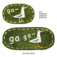 Thảm lót sàn phòng tắm, siêu thấm nước và nhanh khô trước cửa phòng tắm, thảm lót sàn giường có thể giặt bằng máy chống trượt phòng ngủ, thảm lót giường L7RS JUOX