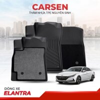 Thảm Lót Sàn TPE Huyndai Elantra (2022- 2024) Đúc nguyên khối chống nước, không mùi, ngăn bụi bẩn - CARSEN VN