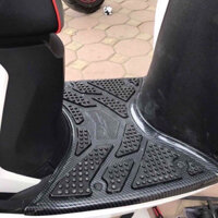 Thảm lót sàn vân cacbon carbon đen xe máy SH 2012-2017-2025