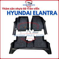 Thảm lót sàn xe Hyundai Elantra 2019- 2024, Thảm nhựa TPE tràn viền bậc cửa, dễ dàng vệ sinh, lắp đặt- Mẫu BẬC DÀI