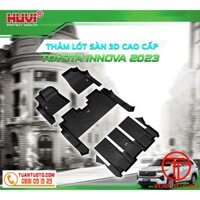 Thảm Lót Sàn Xe Innova Cross Bằng Nhựa TPE Của HuVi (3D, 2023+)