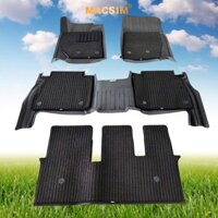 Thảm lót sàn xe ô tô 2 lớp LEXUS LX570 ( 7 chỗ ) 2007-2021 Nhãn hiệu Macsim 3W đúc khuôn cao cấp - màu đen