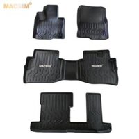 Thảm lót sàn xe ô tô Mazda CX8 Nhãn hiệu Macsim chất liệu nhựa TPV cao cấp màu đen FDW-179 - 3 hàng ghế