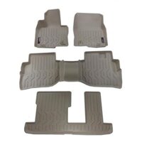 Thảm lót sàn xe ô tô Mazda CX8 Nhãn hiệu Macsim chất liệu nhựa TPV cao cấp màu be FDW-179 - 3 hàng ghế