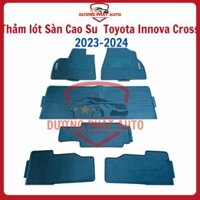 Thảm lót SÀN Xe Toyota Innova Cross 2023-2024 mẫu NISSIN quả trám - chuẩn form theo xe, không mùi