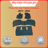 Thảm lót sàn xe Toyota Innova xe Toyota Innova 2017 - 2021, 2022, 2023 CHỮ ĐỎ không mùi, vừa theo xe