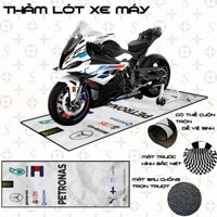 Thảm Lót Xe Máy AMG Petronas Đua Xe Racing Bikes Decor Trang Trí Trải Sàn Gara Chống Trơn Trượt Dễ Vệ Sinh