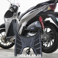 Thảm lót xe máy, thảm để chân xe máy SH Mode 2020 2021 cacbon giá rẻ