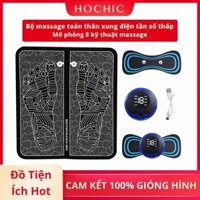 Thảm Massage Chân Công Nghệ Nhật Bản EMS Sạc USB Massage Lưng Cải Thiện Lưu Thông Máu Giảm Đau Massage Chân Máy Massage