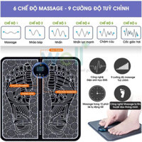 Thảm massage chân, máy massage chân xung điện EMS với 6 chế độ massage giúp bàn chân lưu thông khí huyết, giảm đau mỏi