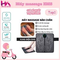 Thảm massage chân, máy massage chân xung điện EMS với 6 chế độ massage giúp bàn chân lưu thông khí huyết, giảm đau mỏi