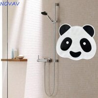 Thảm Massage gấu trúc NOVAVIBE, Thảm chống trượt hoạt hình đa năng, Máy chà bàn chân TPE dễ thương với cốc hút Tấm lót sàn tại nhà