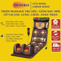 Thảm Massage toàn thân, thảm đệm nằm có kèm gối thảo dược đa năng hỗ trợ giảm đau mỏi vai gáy-Hosiko