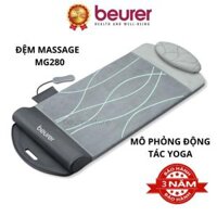 Thảm massage yoga Beurer MG280 giúp thư giãn đẩy lùi căng cơ. Đệm massage có 7 luồng khí giúp bạn massage toàn thân.